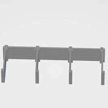 This is the supply of 2 coal bunkers 324 one has 2 bays and the other has 3 bays. These coal bunkers are supplied in brown and can be painted and weathered accordingly.  G  Gauge Scale 1.24
