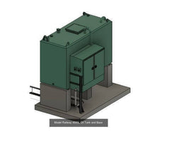 This is the supply of one 4500 Litre Oil Tank and base . The product comes in 2 parts and is supplied in white .Hornby 120 Gauge Scale 1.120