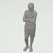 Highly-detailed Figure of a Boy in Shorts 140  ,25mm high from 3dClever Scale 1:76