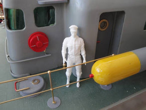 This is a highly-detailed figure of an RAF officer 15 (70mm) G gauge