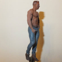 Model Figure of a Fit Man 100mm tall scale of  1:18