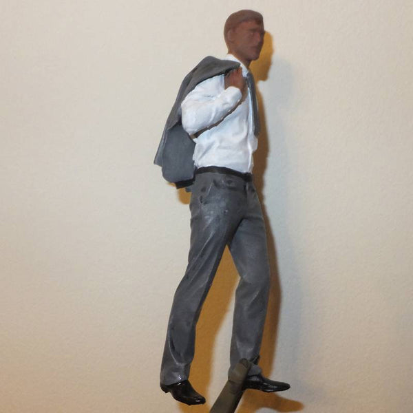 Detailed Figure of a Business Man 14 (70mm high)  G Gauge