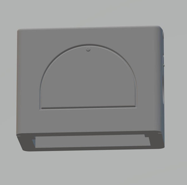 Supply of Commercial gas Meter supplied in white ready for painting. H0 Gauge Scale 1.87