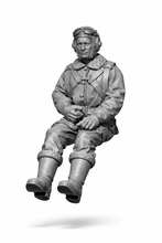 Full size WW1 model pilot sitting at the controls  Scale 1/7 242mm
