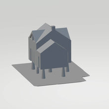 House on stilts 321  4mm  Gauge Scale 1.148