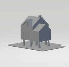 House on stilts 321  Hornby 120 Gauge Scale 1.20