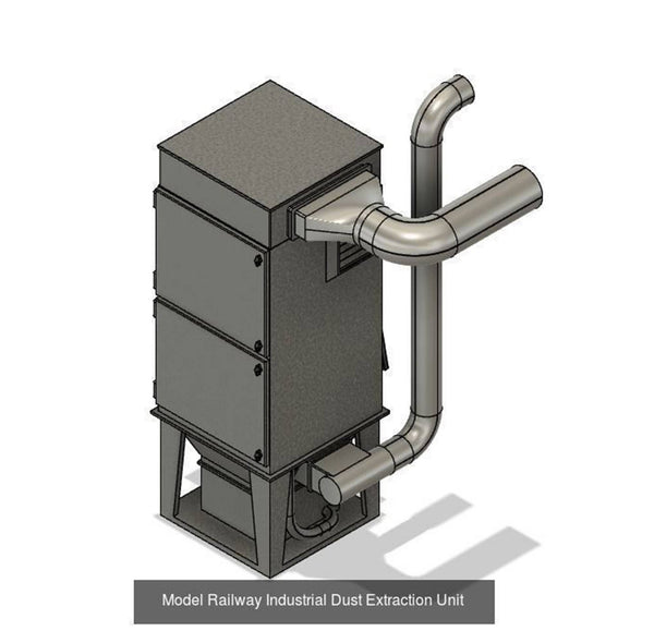 This is an industrial Extraction Unit  Supplied in 3 parts 00 Gauge Scale 1.76