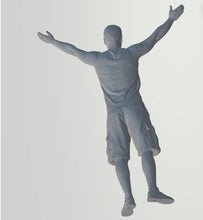 Highly-detailed Figure of a Man Waving 139  ,25mm high from 3dClever Scale 1:76