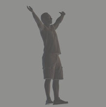 Highly-detailed Figure of a Man Waving 139  ,25mm high from 3dClever Scale 1:76