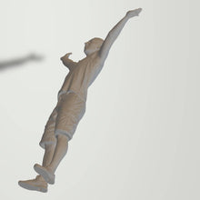 Highly-detailed Figure of a Man Waving 139  ,70mm high from 3dClever Scale 1:24