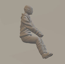Highley detailed Full body of a world War Biplane Pilot  tall 95mm (when standing) scale 1:18