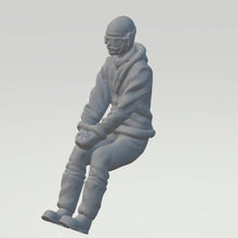 Highley detailed Full body of a world War Biplane Pilot  tall 140mm (when standing) scale 1:24
