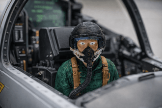 RAF fast jet pilot figure Scale 1/5 112mm tall