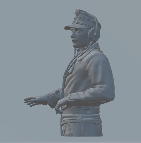 WW2 German Tank Soldier 105mm tall