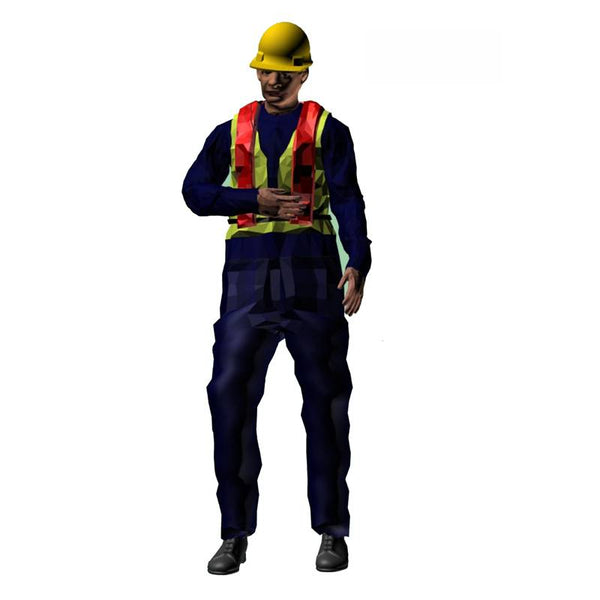 This is a highly-detailed figure of a workman/boat crew/railway engineer18  (70mm high) G gauge