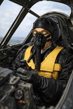 German ww2 fighter pilot scale 1/7 95mm  tall
