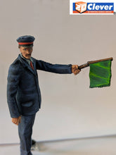 Railway Worker with flag 354 00 Gauge 25mm Scale 1.76