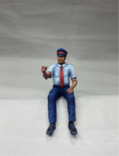Model Figure of a helsman sitting down 120 mm scale of  1:10