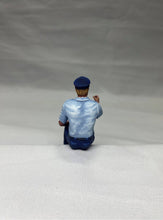 Model Figure of a helsman sitting down 120 mm scale of  1:10