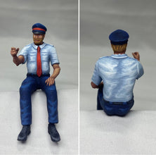 Model Figure of a Model Figure of a Airline pilot Sitting 124 (70mm high) 0 Gauge Scale 1:24