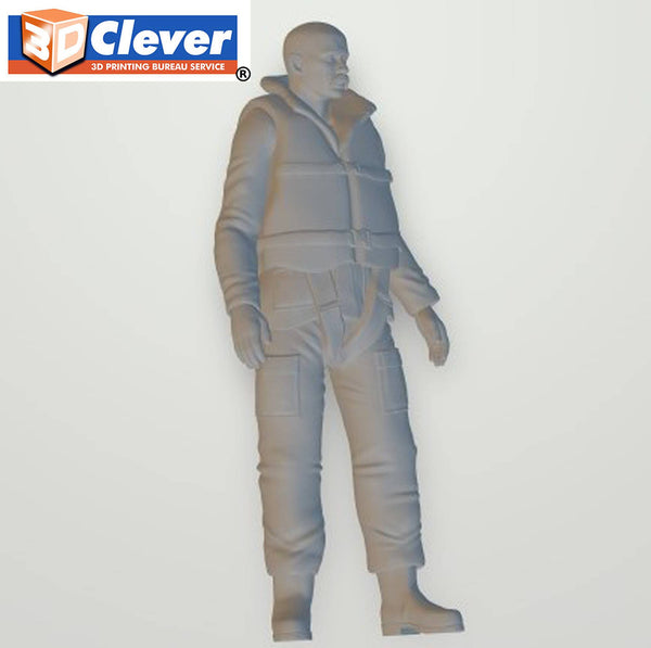 This Boat Crew (25mm) 00 Gauge scale 1:76 model