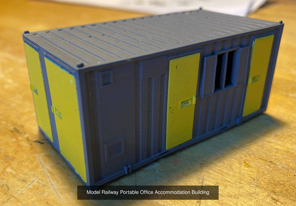 1 New model railway  portable building which comes in a kit containing doors and base G Gauge Scale 1.24
