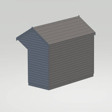 This is a wooden waiting bus shelter 323 with a seat  4mm   Gauge Scale 1.148