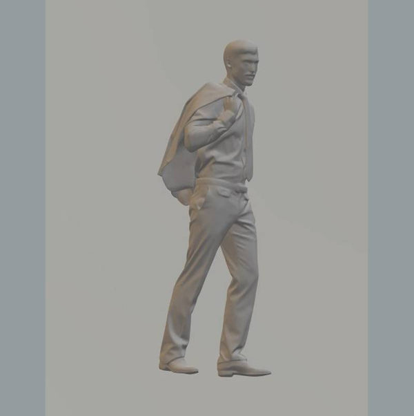 Detailed Figure of a Business Man 14 (70mm high)  G Gauge