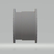 2 cable drums without cable showing . 2 cable drum with cable 4 sets of support for drums Hornby 120 Gauge Scale 1.120