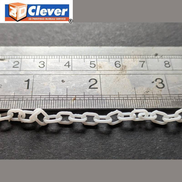 Accurate Boat model Anchor chain made from resin 85mm long 3mm wide.