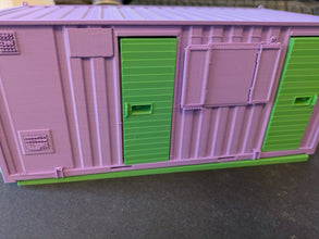 1 New model railway  portable building which comes in a kit containing doors and base G Gauge Scale 1.24