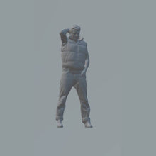 Highly-detailed Figure of a Crew Man 31   O Gauge 35mm high from 3dClever Scale 1:48