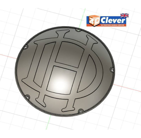 A Set of 2 De Havilland Wheel Caps 50mm Dia