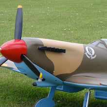 This is a pair of detailed black Spitfire exhausts (115mm long) which can be attached to the side of the fuselage