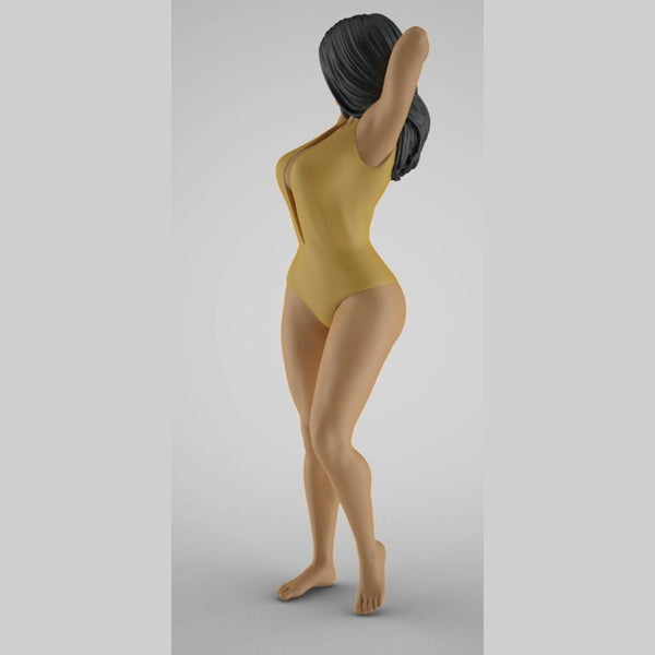 This is a highly-detailed Women bathing in the Sun 38 (70mm high) G gauge Scale 1:24