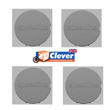 A set of 4 centre caps for VW Corrado VR6 in the style of Speedline