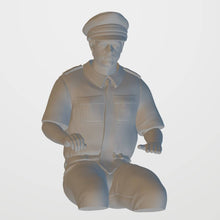 Highley detailed model of a Commercial Airline Pilot 50 mm high
