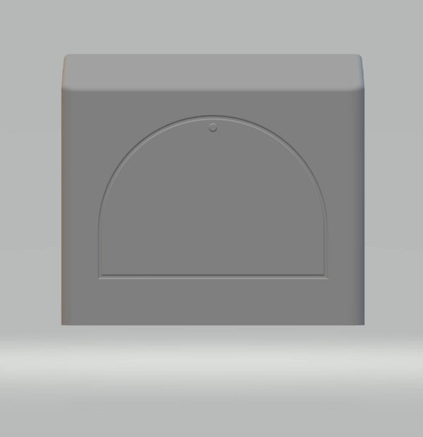 Supply of Commercial gas Meter supplied in white ready for painting. H0 Gauge Scale 1.87