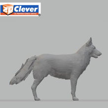 Highly-detailed Model of a German Shepard 25mm  made by 3Dclever scale 1:43
