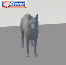 Highly-detailed Model of a German Shepard 25mm  made by 3Dclever scale 1:43