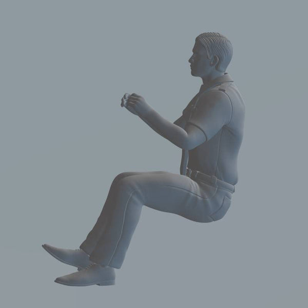 Highley detailed Full body of a Glider Pilot long 65mm
