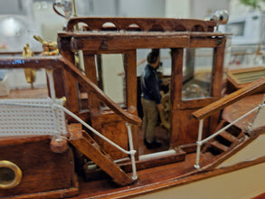 Boat Helmsman crew figure 26  70mm high (scale 1:24)