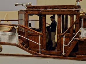 Boat Helmsman crew figure 26  70mm high (scale 1:24)