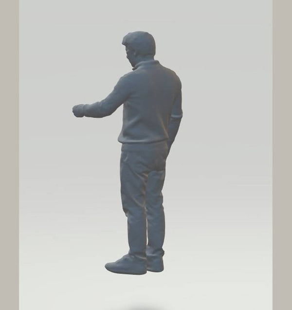 Boat Helmsman crew figure 26  70mm high (scale 1:24)