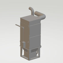 This is an industrial Extraction Unit  Supplied in 3 parts 00 Gauge Scale 1.76