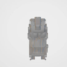 Highly-detailed ejector seat for a model jet fighter 50mm tall