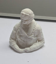 Model jet pilot scale 1/5 112 mm tall
