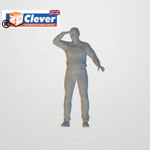 Detailed figure of a Look Out man 19  25mm 00 Gauge 1:76 Scale