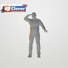 Highly-detailed Figure of a Crew Man 31   G Gauge ,70mm high from 3dClever