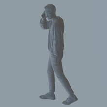 Figure Man Phoning 112 G Gauge  1:24 scale 70mm tall